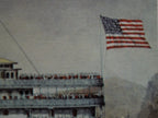 Currier And Ives People's Line Hudson River, The Palace Steamers Of The World