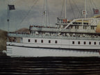 Currier And Ives People's Line Hudson River, The Palace Steamers Of The World