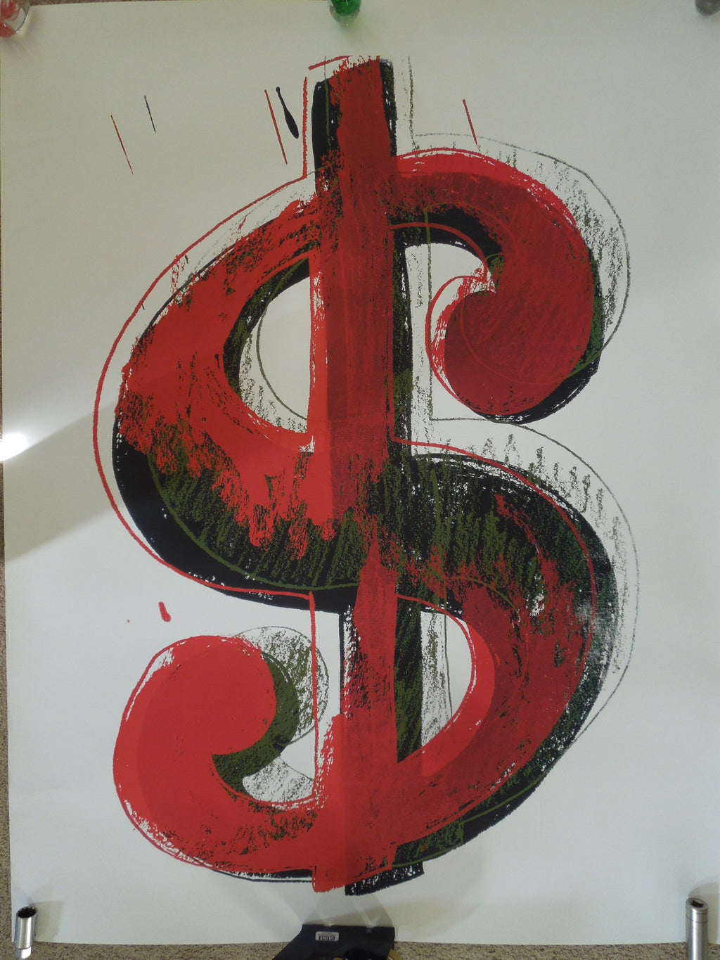 Andy Warhol. Dollar Sign, 1981 (red) - W796-8G