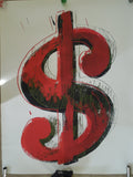 Andy Warhol. Dollar Sign, 1981 (red) - W796-8G