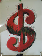 Andy Warhol. Dollar Sign, 1981 (red) - W796-8G