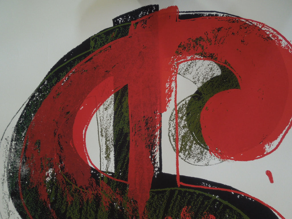 Andy Warhol. Dollar Sign, 1981 (red) - W796-8G