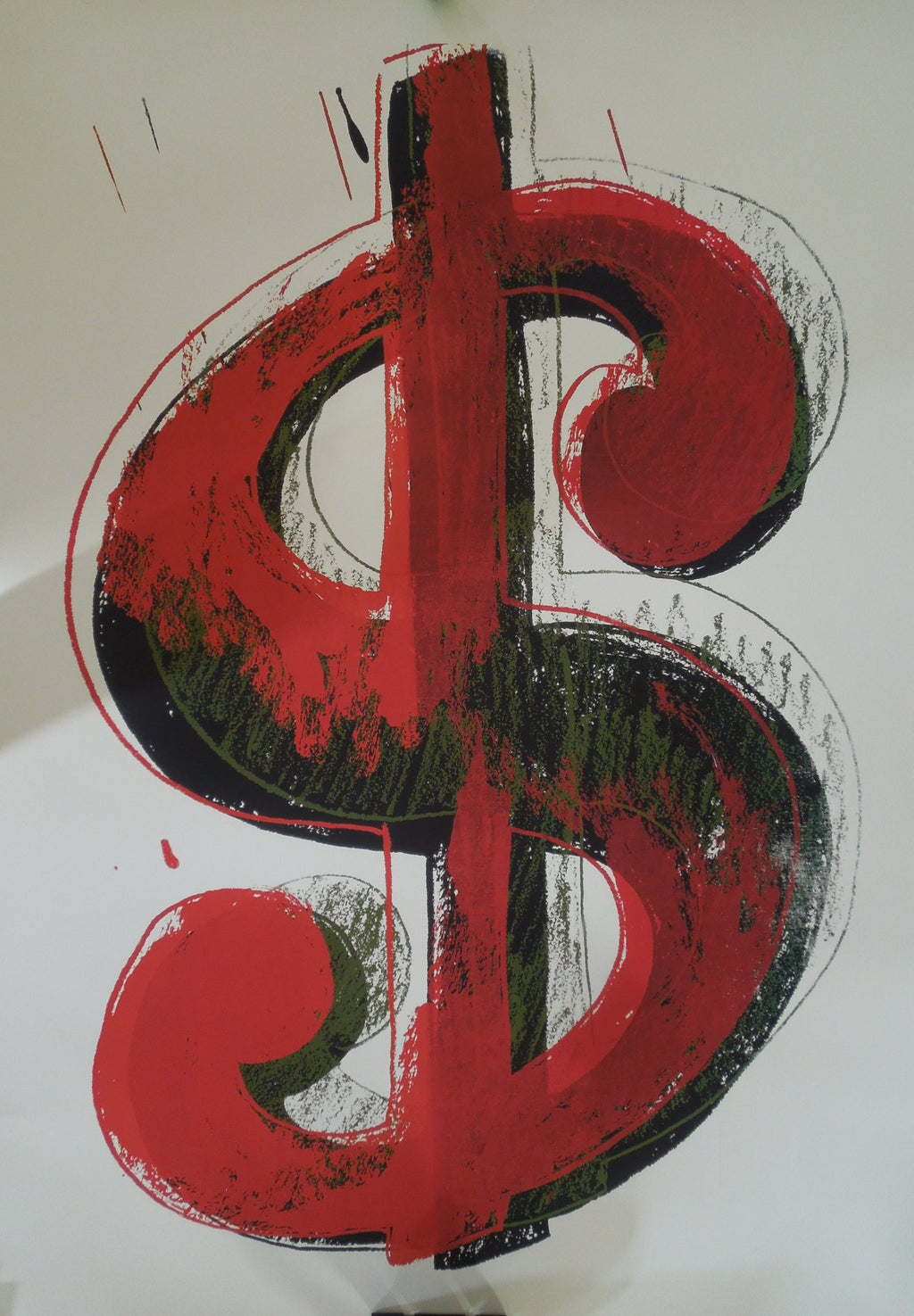 Andy Warhol. Dollar Sign, 1981 (red) - W796-8G