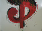 Andy Warhol. Dollar Sign, 1981 (red) - W796-8G