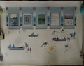 Leo Posillico Uncontrollable Seasons Measures 35" X 44"