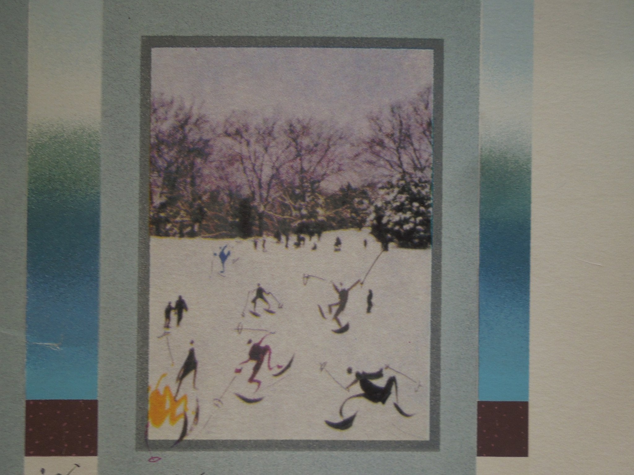 Leo Posillico Uncontrollable Seasons Measures 35" X 44"