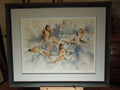 Gordon King "Symphony In Blue" Lithograph Print #38/850 Gallery Framed