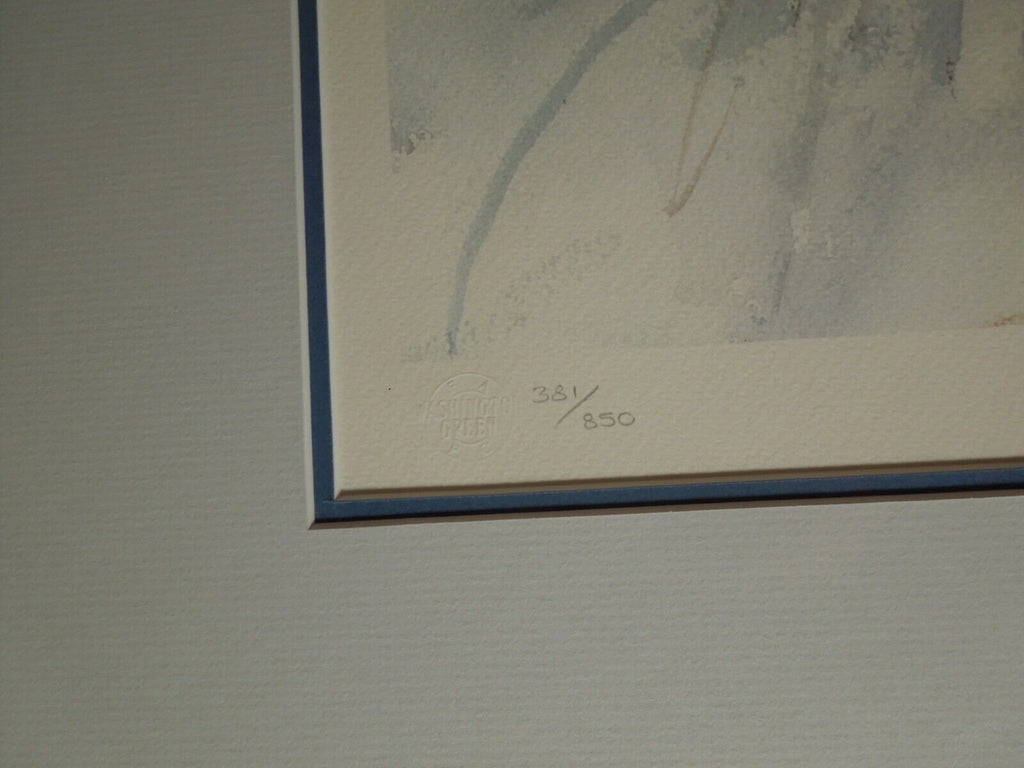 Gordon King "Symphony In Blue" Lithograph Print #38/850 Gallery Framed