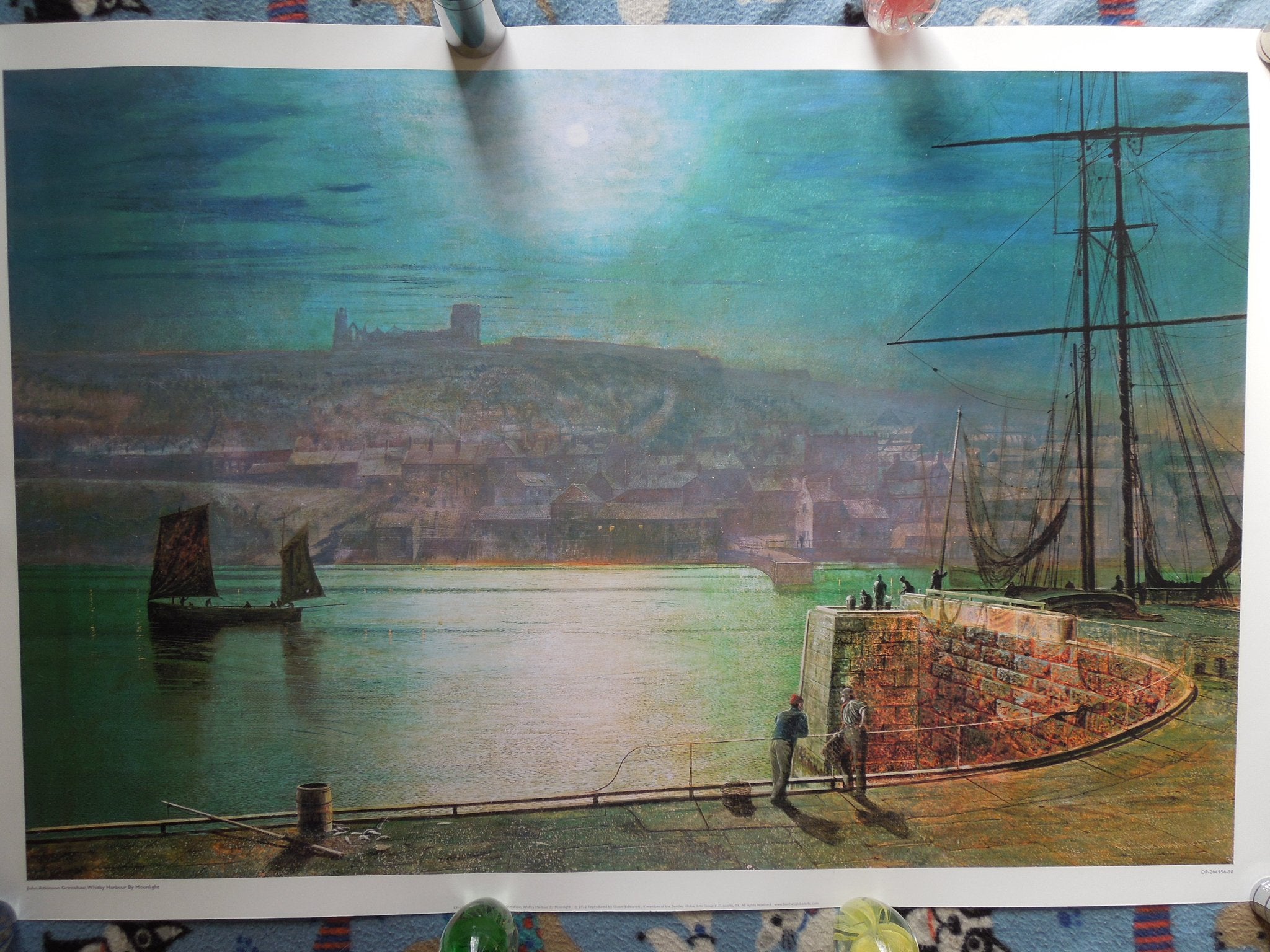 John Atkinson Grimshaw Whitby Harbour By Moonlight