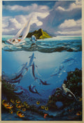 MICHAEL NELSON PASSAGE TO PARADISE 25" x 36" COA 49/250 Lithograph