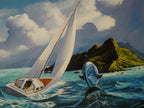MICHAEL NELSON PASSAGE TO PARADISE 25" x 36" COA 49/250 Lithograph