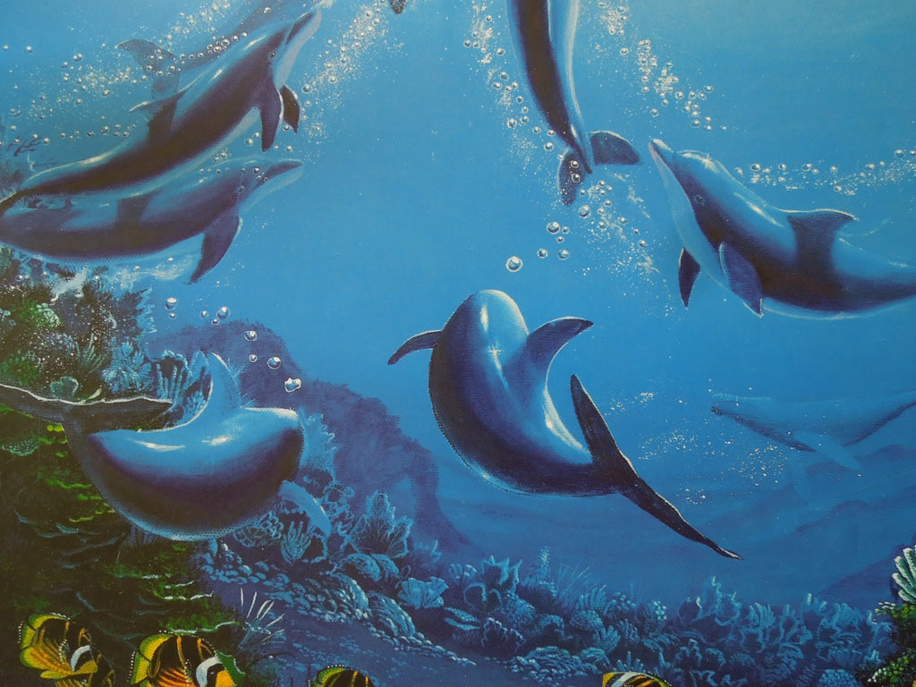 MICHAEL NELSON PASSAGE TO PARADISE 25" x 36" COA 49/250 Lithograph
