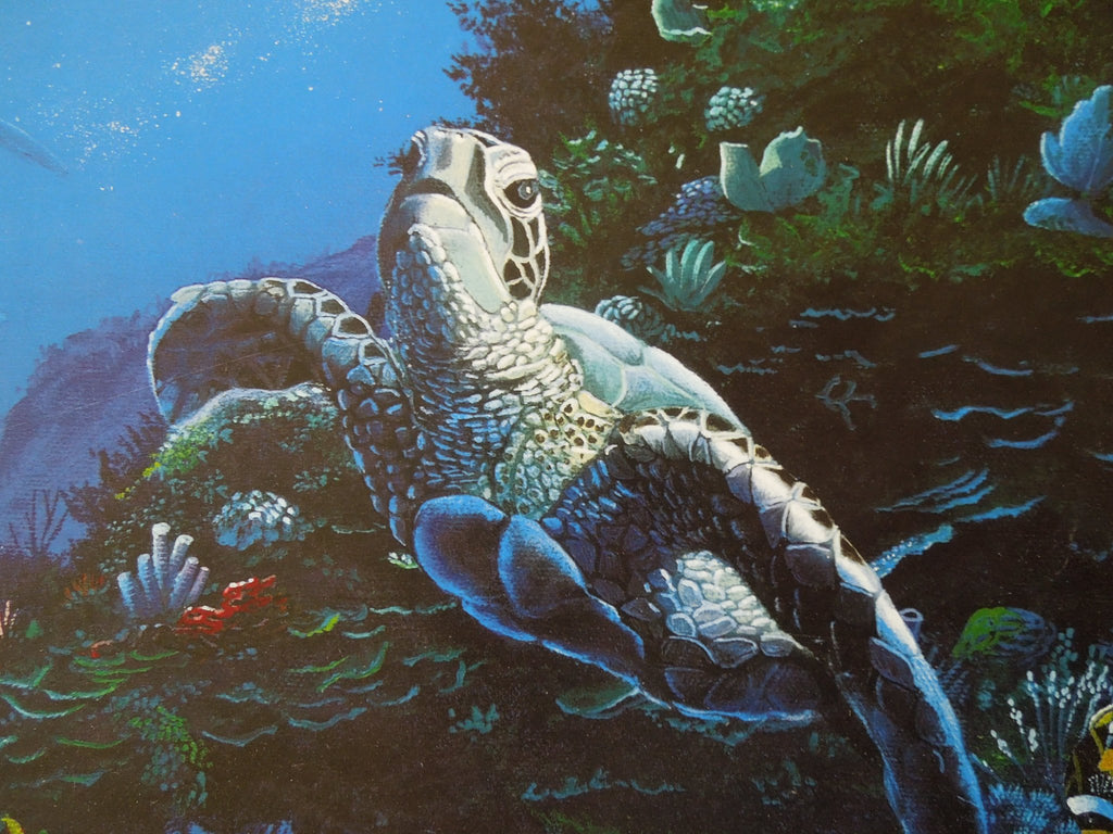 MICHAEL NELSON PASSAGE TO PARADISE 25" x 36" COA 49/250 Lithograph