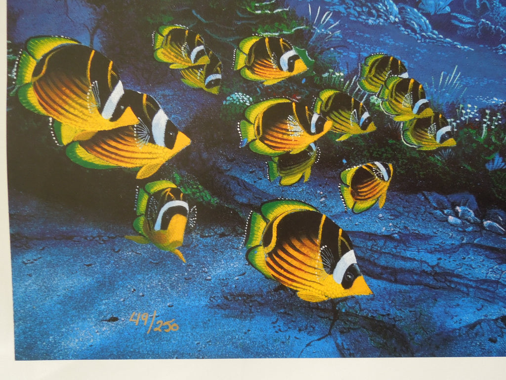 MICHAEL NELSON PASSAGE TO PARADISE 25" x 36" COA 49/250 Lithograph
