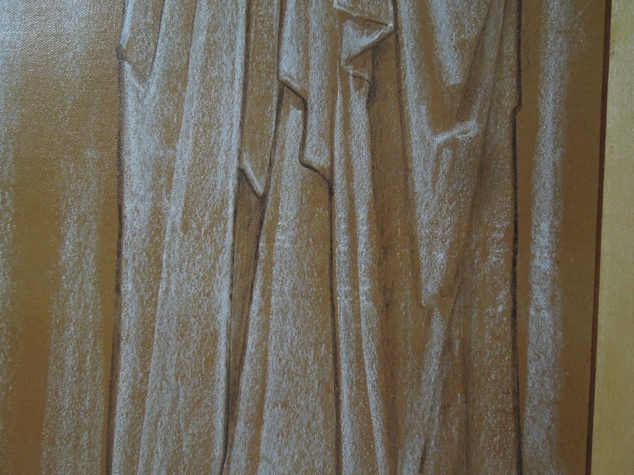Edward Burne-Jones The Virgin Mary: A Cartoon for Stained Glass Unframed