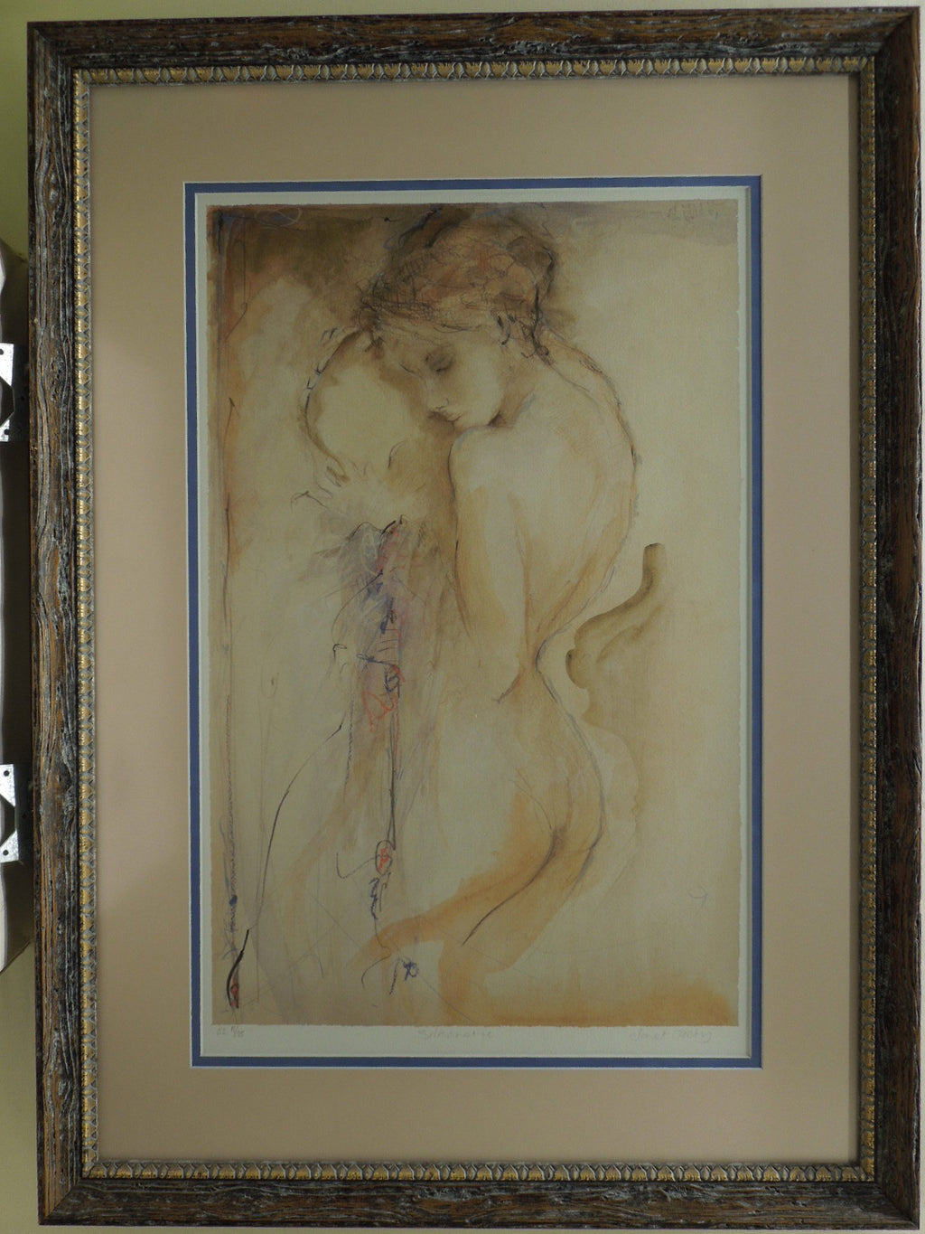 Janet Treby "Silhouette" Gallery Framed Hand Signed Print 11/95