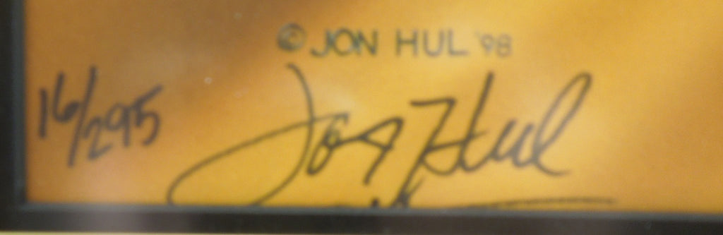Jon Hul "Golden Silk Sheets" #16/295 Print Signed