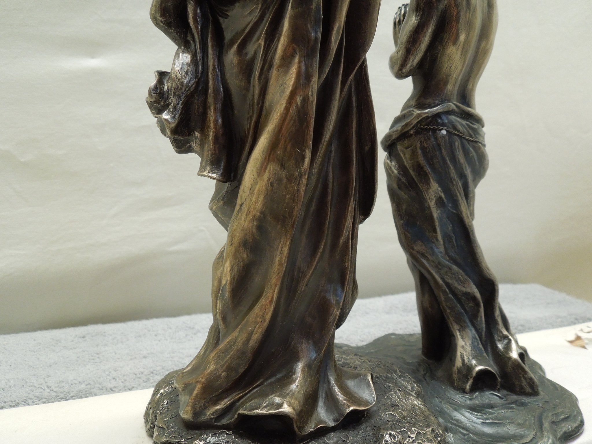 Jesus Baptized By St. John The Baptist - Bronze