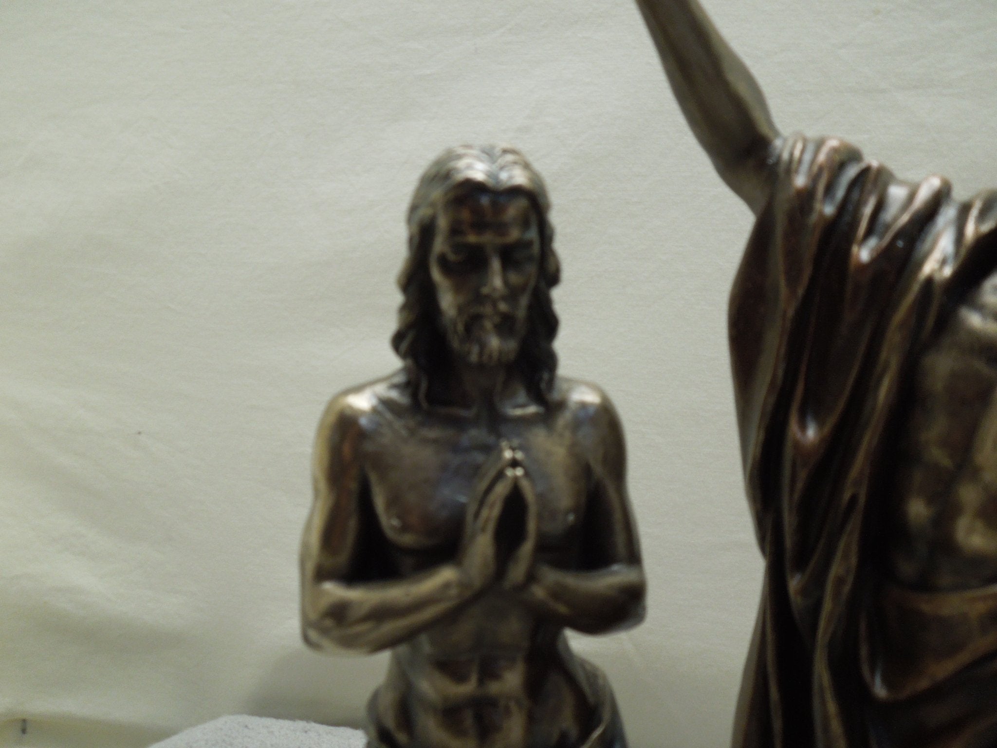 Jesus Baptized By St. John The Baptist - Bronze