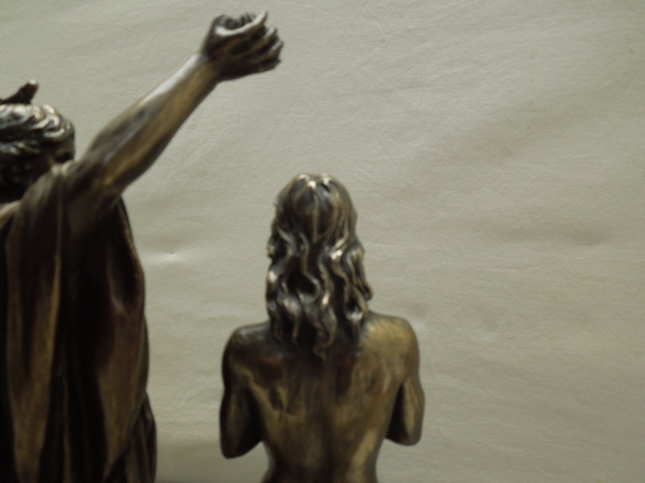 Jesus Baptized By St. John The Baptist - Bronze
