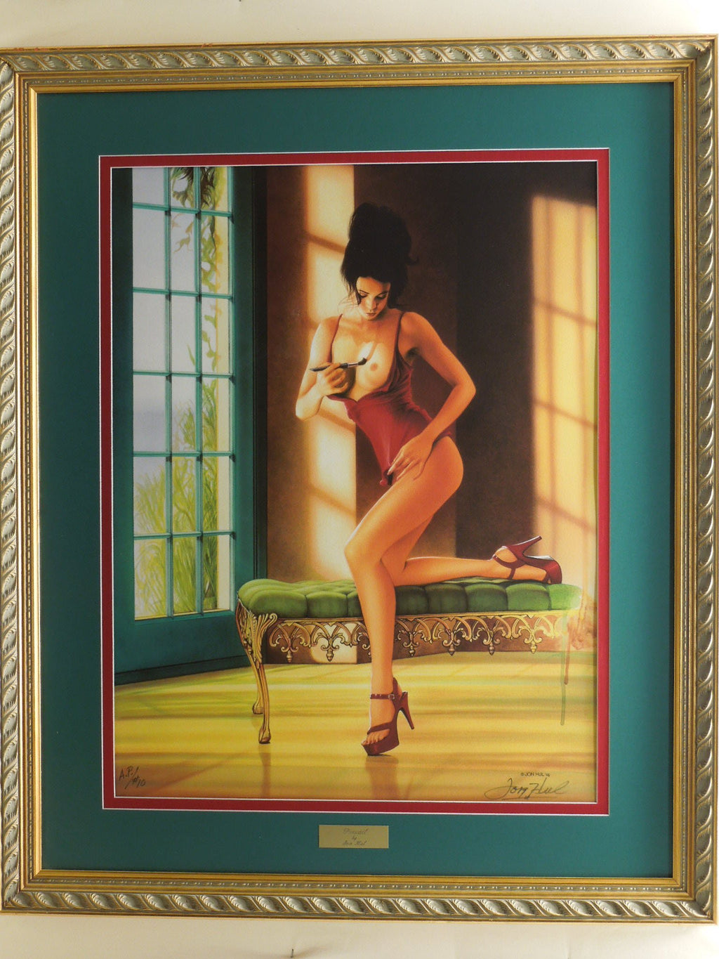 Jon Hul "Prevail" Gallery Framed Hand Signed Print Artist Proof #10