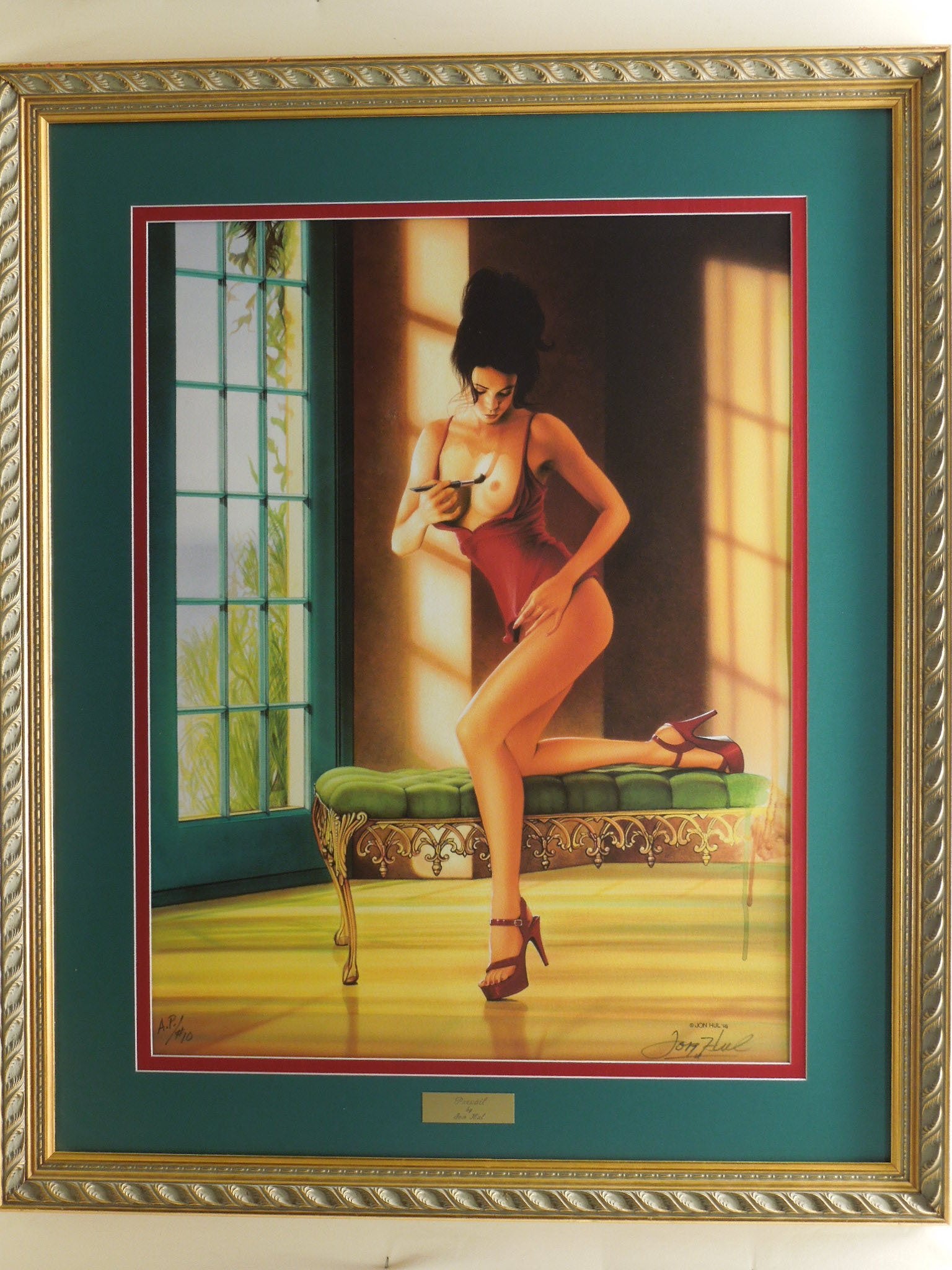 Jon Hul "Prevail" Gallery Framed Hand Signed Print Artist Proof #10