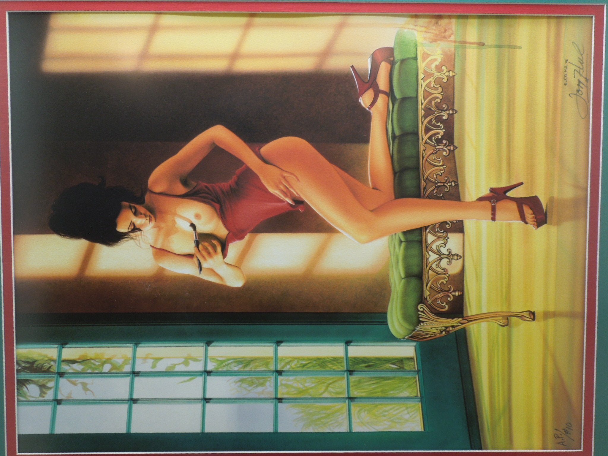 Jon Hul "Prevail" Gallery Framed Hand Signed Print Artist Proof #10