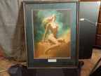 Marilyn Monroe "Lady In The Light" Earl Moran Print Gallery Framed Double Matted