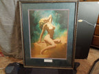 Marilyn Monroe "Lady In The Light" Earl Moran Print Gallery Framed Double Matted
