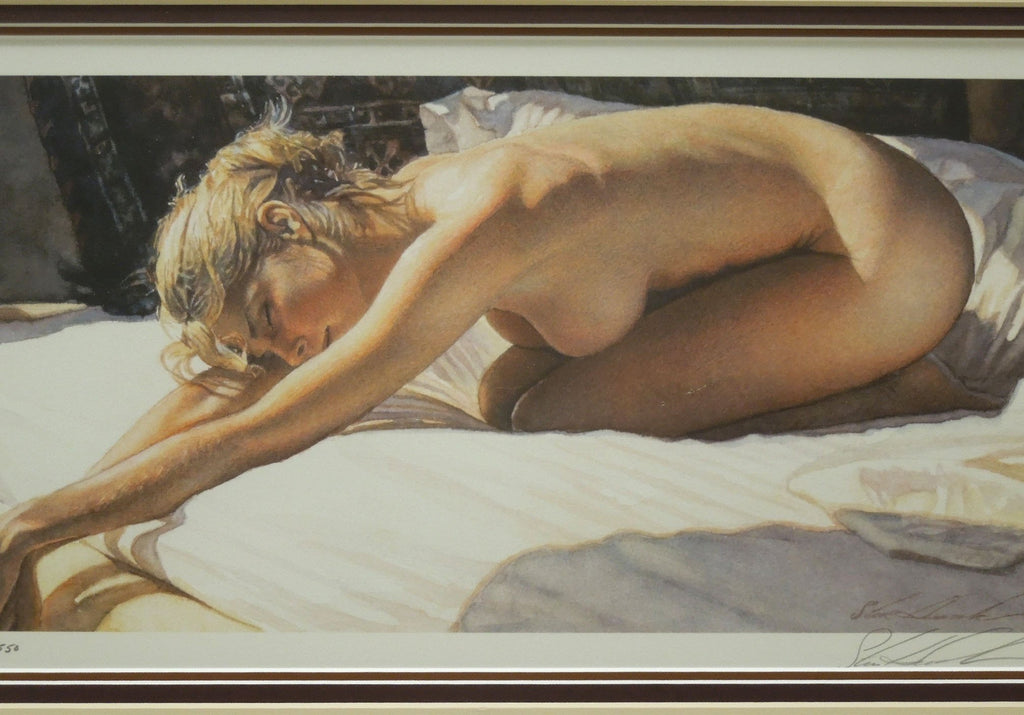 Steve Hanks "A Touch Of Warm Sunlight" Gallery Framed Hand Signed Print 34/550