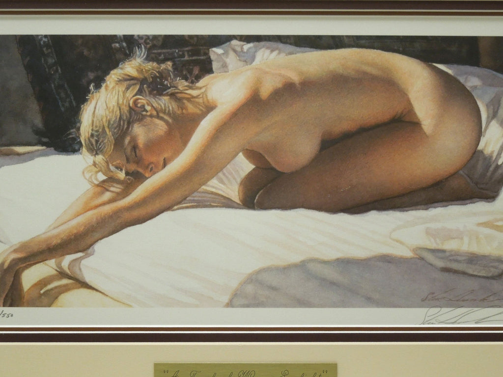Steve Hanks "A Touch Of Warm Sunlight" Gallery Framed Hand Signed Print 34/550