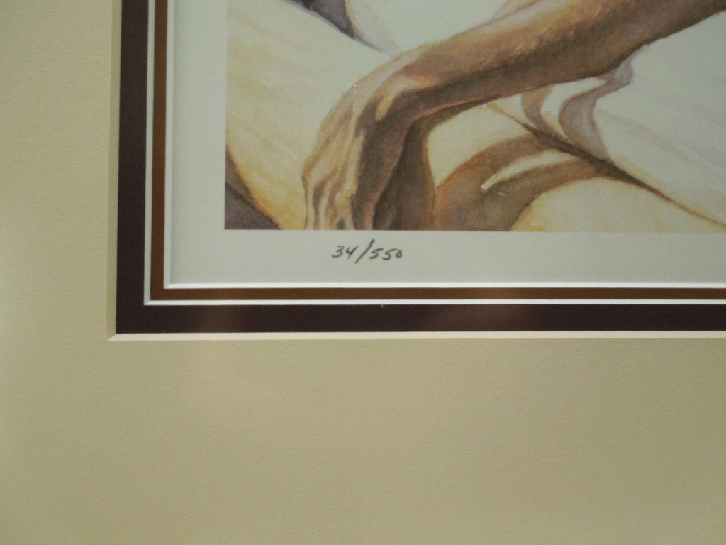Steve Hanks "A Touch Of Warm Sunlight" Gallery Framed Hand Signed Print 34/550