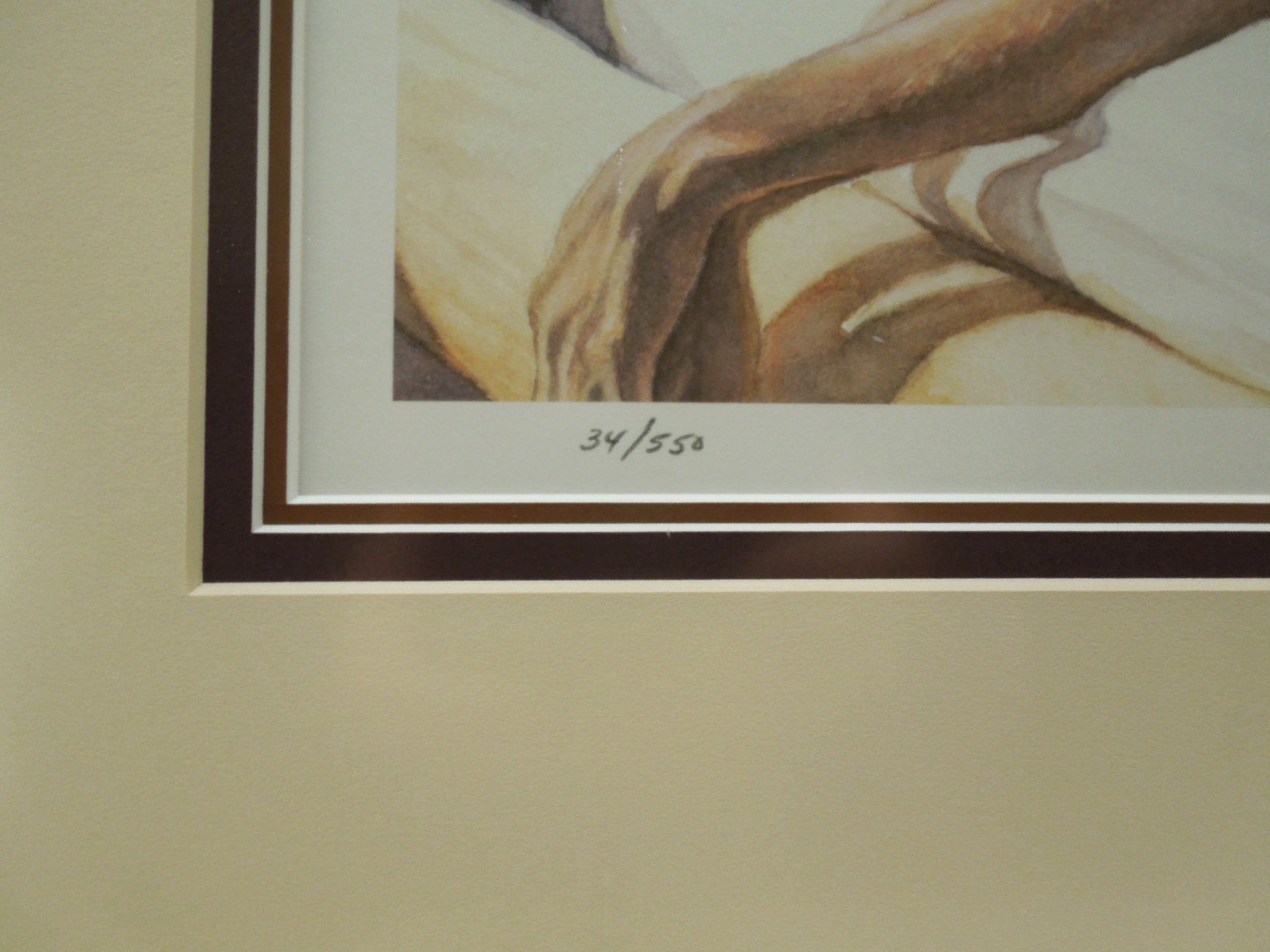Steve Hanks "A Touch Of Warm Sunlight" Gallery Framed Hand Signed Print 34/550
