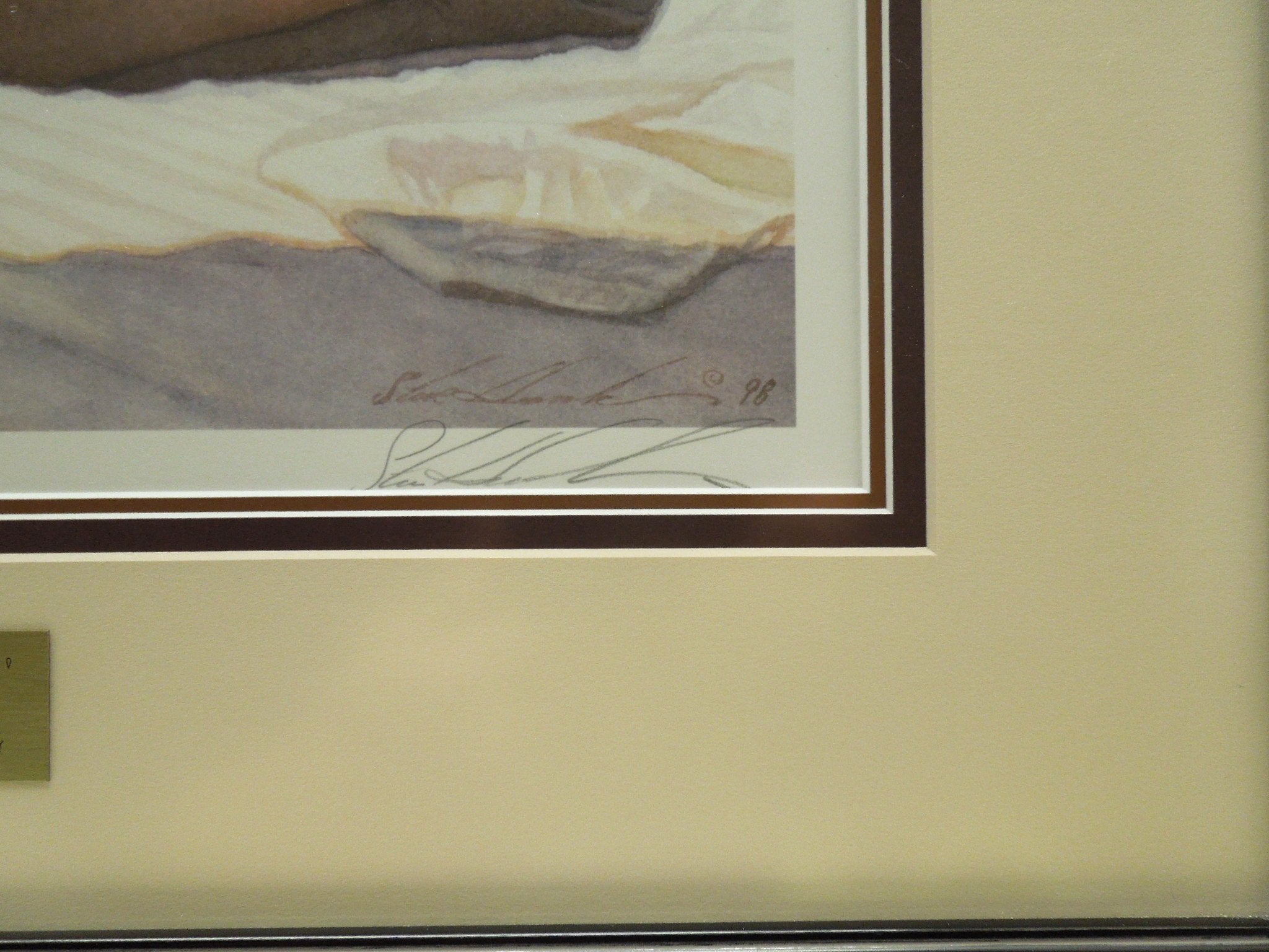 Steve Hanks "A Touch Of Warm Sunlight" Gallery Framed Hand Signed Print 34/550