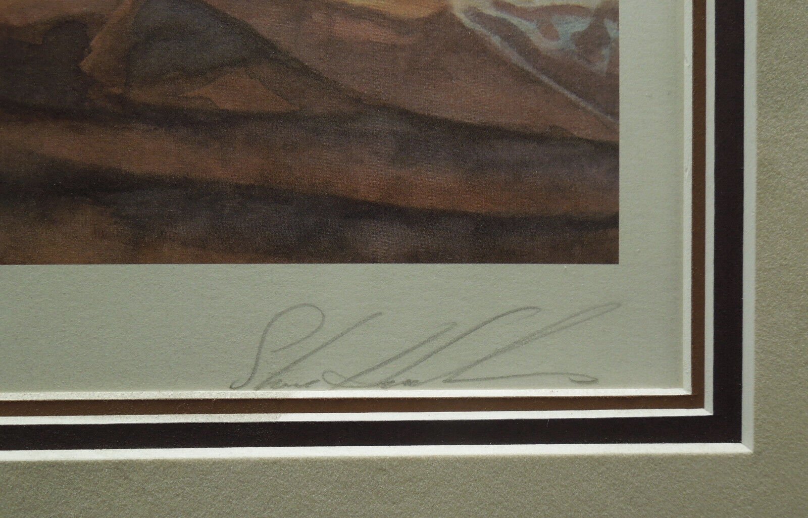 Steve Hanks "As Mysteries Uncover" Framed (no Glass) Signed Print 209/500