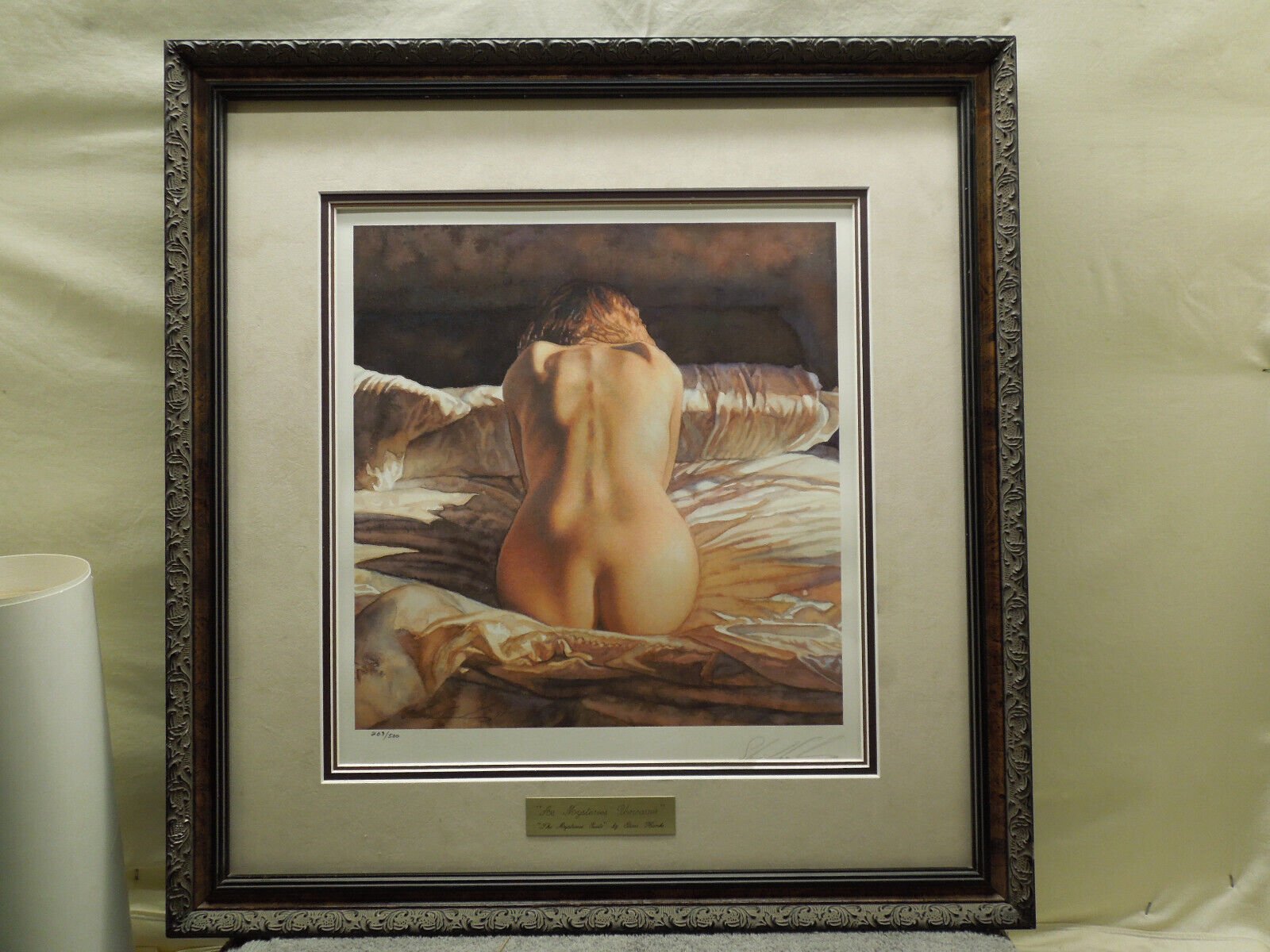 Steve Hanks "As Mysteries Uncover" Framed (no Glass) Signed Print 209/500