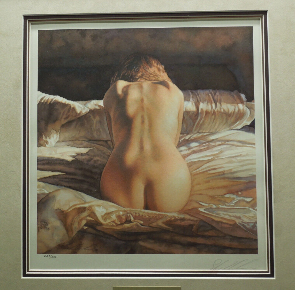 Steve Hanks "As Mysteries Uncover" Framed (no Glass) Signed Print 209/500