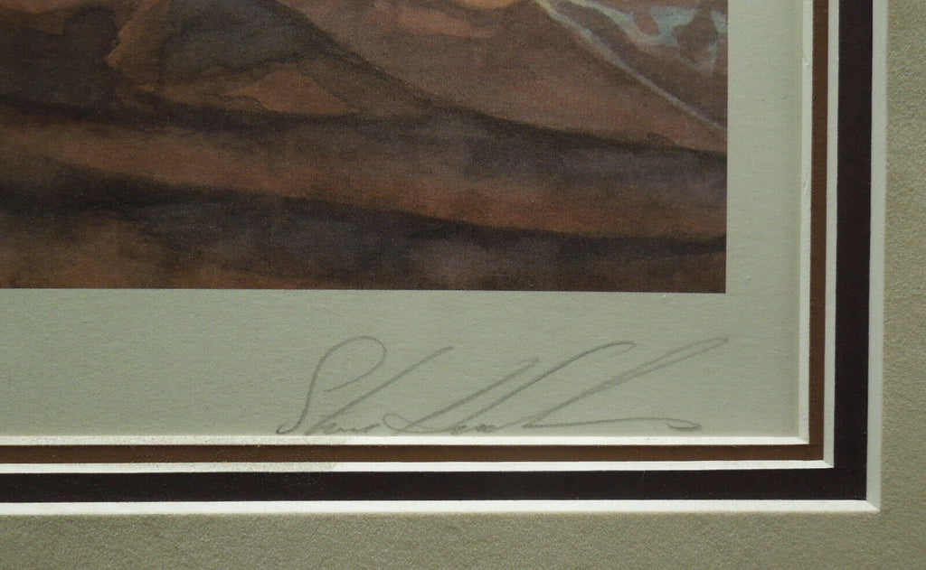 Steve Hanks "As Mysteries Uncover" Framed (no Glass) Signed Print 209/500