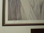 Steve Hanks "Centered" Lithograph Print #20/500 Gallery Framed Triple Mat