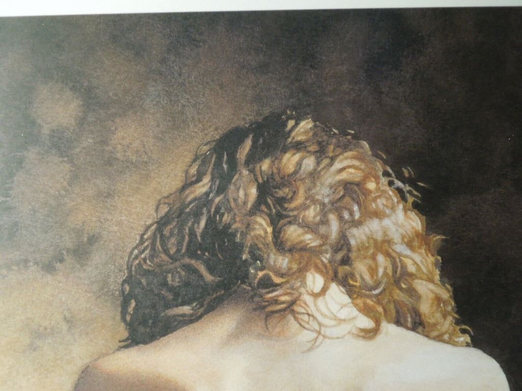 Steve Hanks "Centered" Lithograph Print #20/500 Gallery Framed Triple Mat