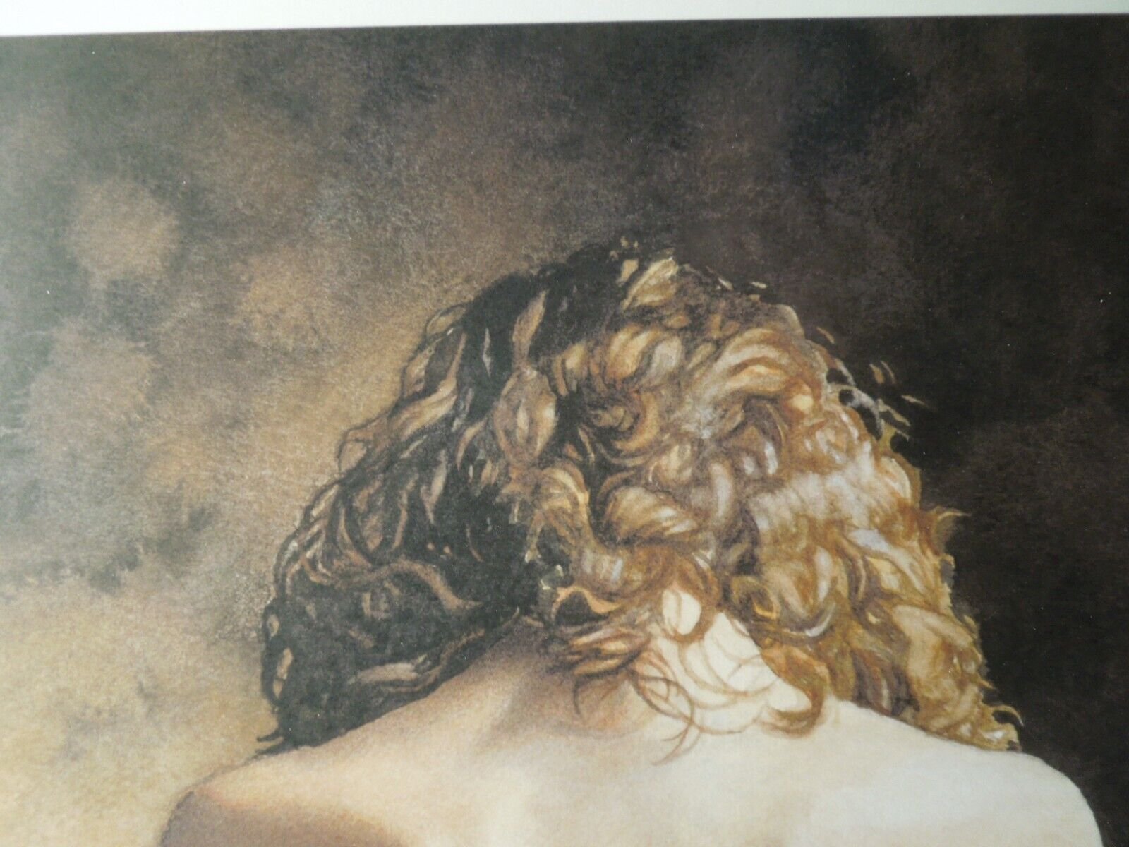 Steve Hanks "Centered" Lithograph Print #20/500 Gallery Framed Triple Mat