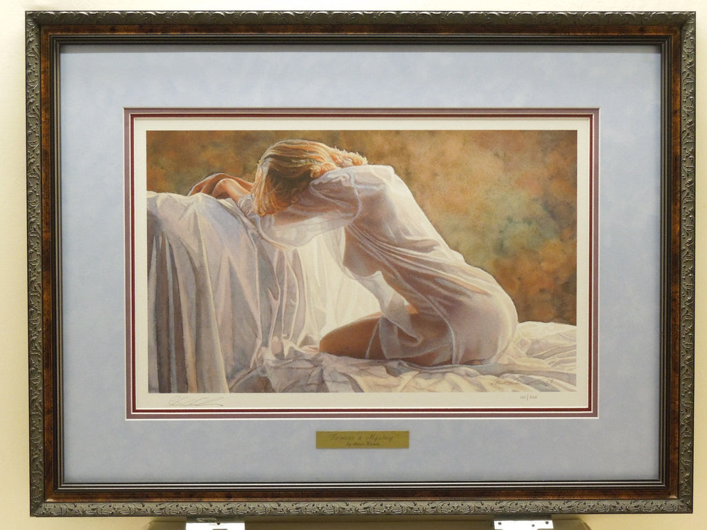Steve Hanks "Forever A Mystery" Triple Matted Gallery Framed
