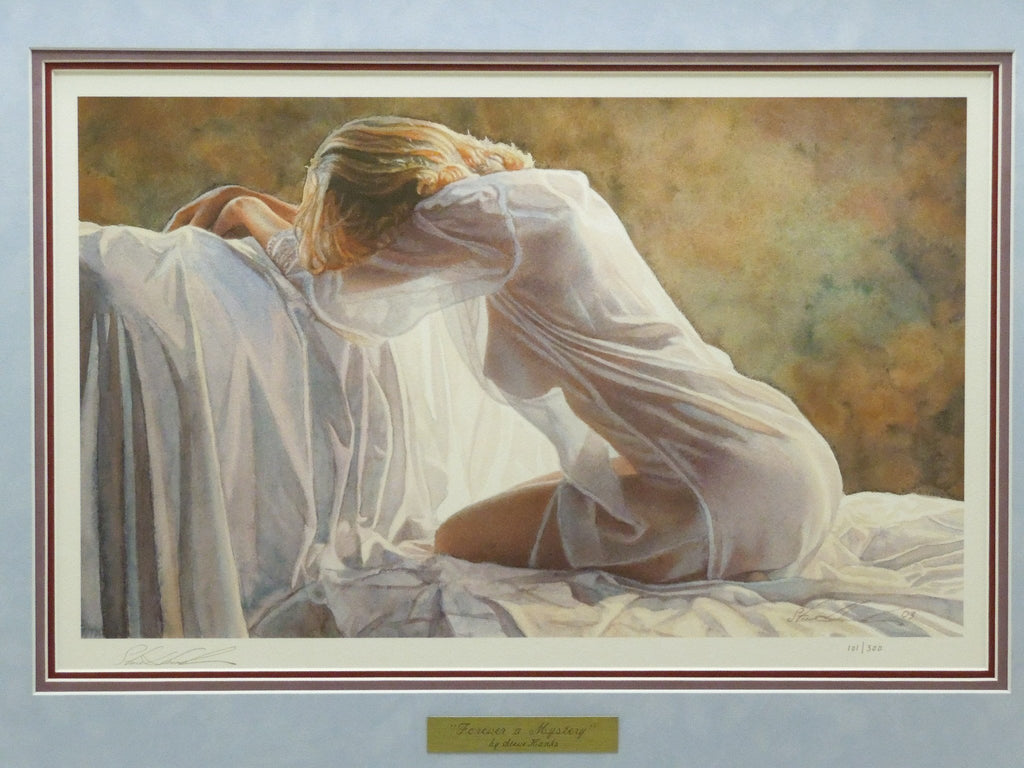 Steve Hanks "Forever A Mystery" Triple Matted Gallery Framed