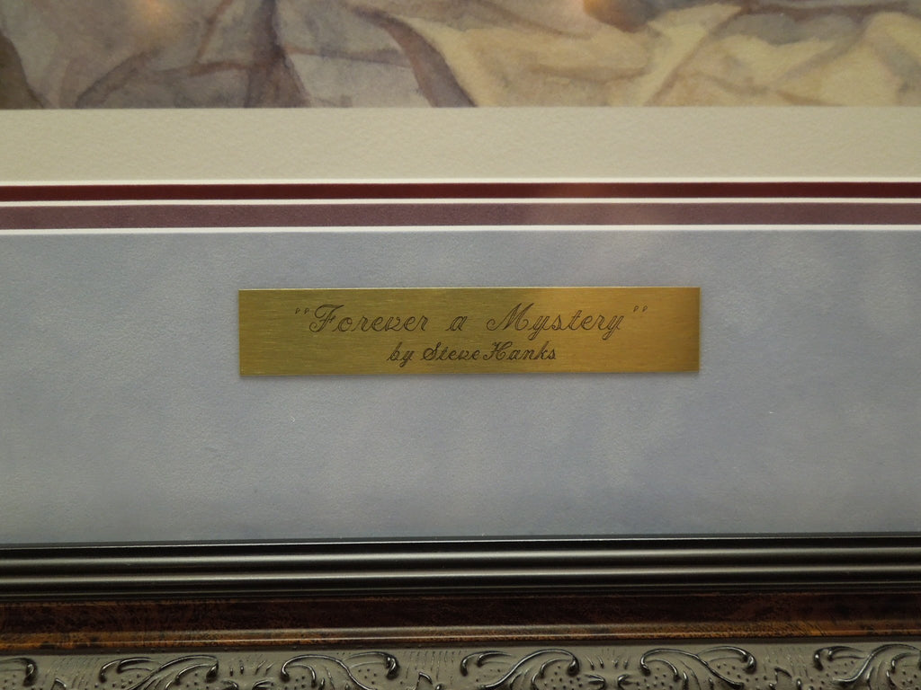 Steve Hanks "Forever A Mystery" Triple Matted Gallery Framed