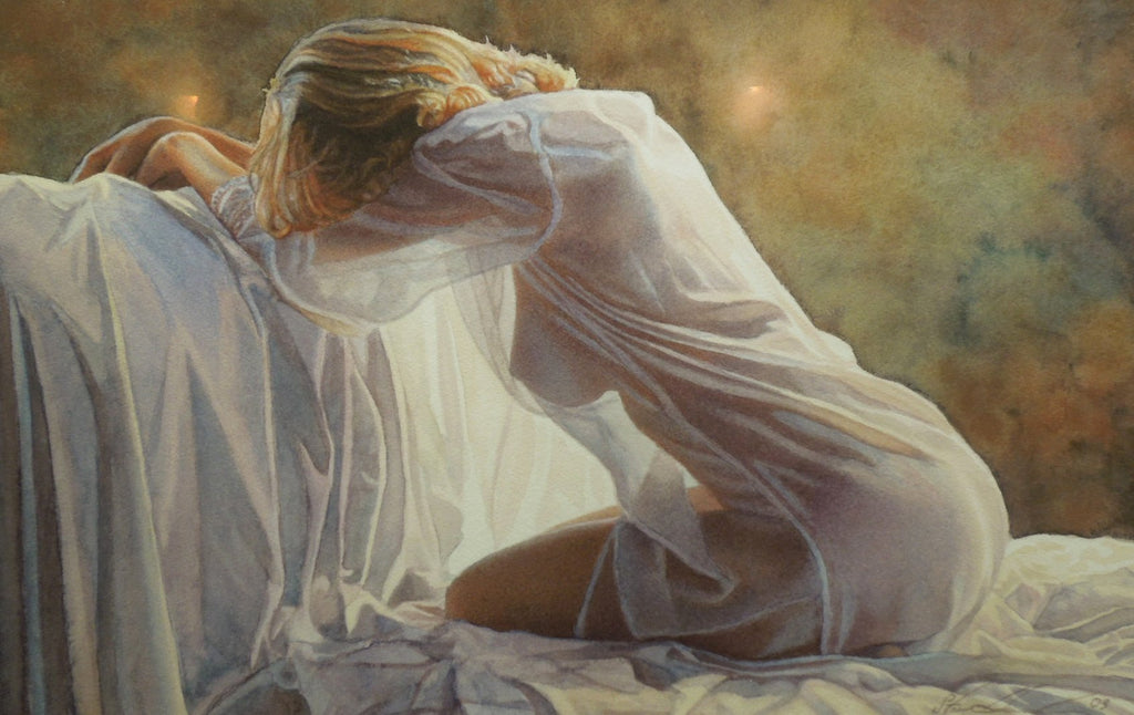 Steve Hanks "Forever A Mystery" Triple Matted Gallery Framed