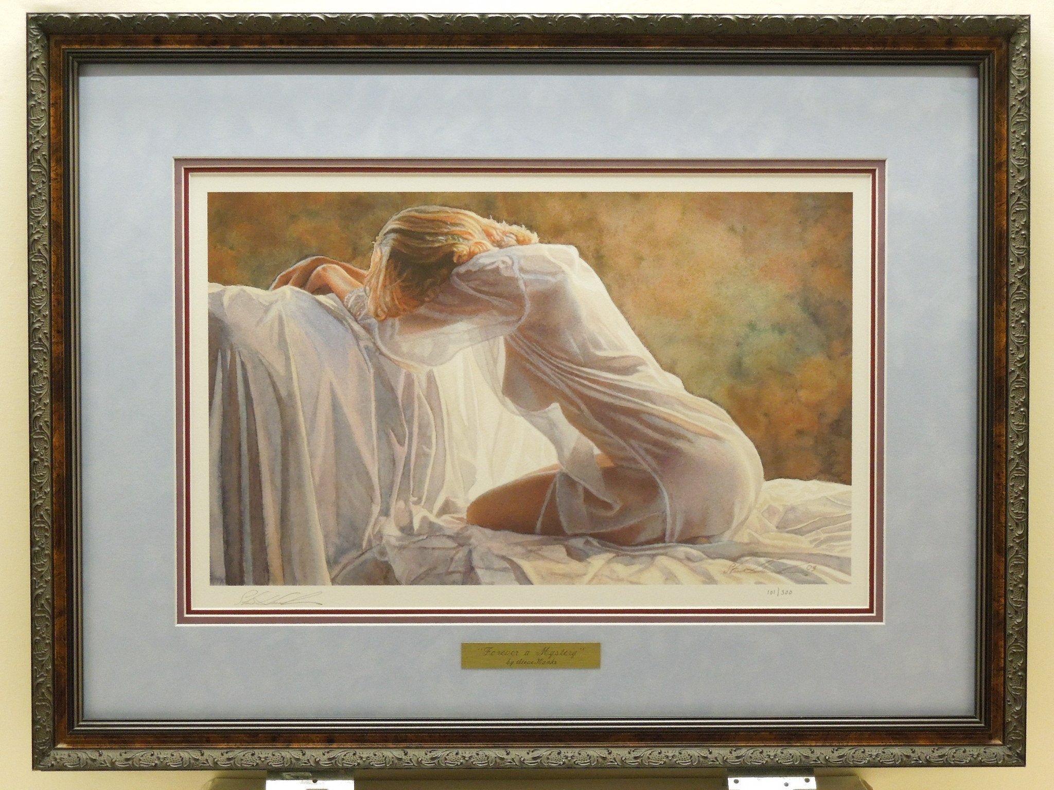 Steve Hanks "Forever A Mystery" Triple Matted Gallery Framed