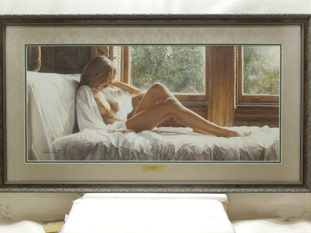 Steve Hanks "Her Domain" Signed Canvas Print #15/35 Gallery Framed