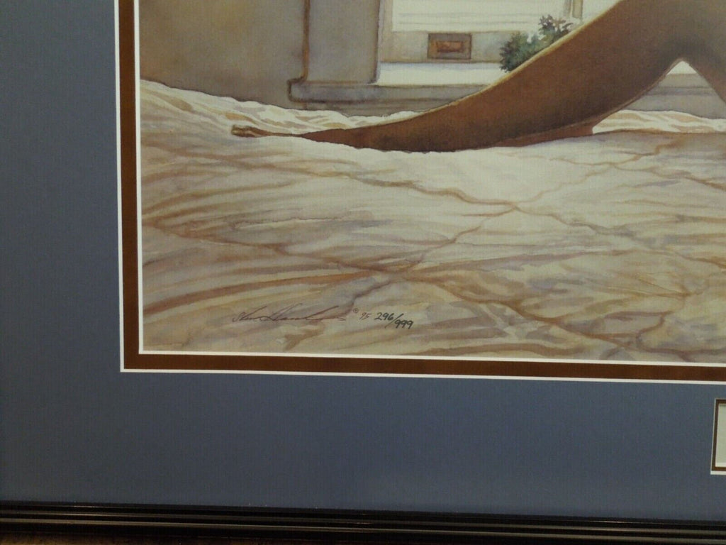 Steve Hanks "Her Side" Lithograph Print Gallery Framed #296/999