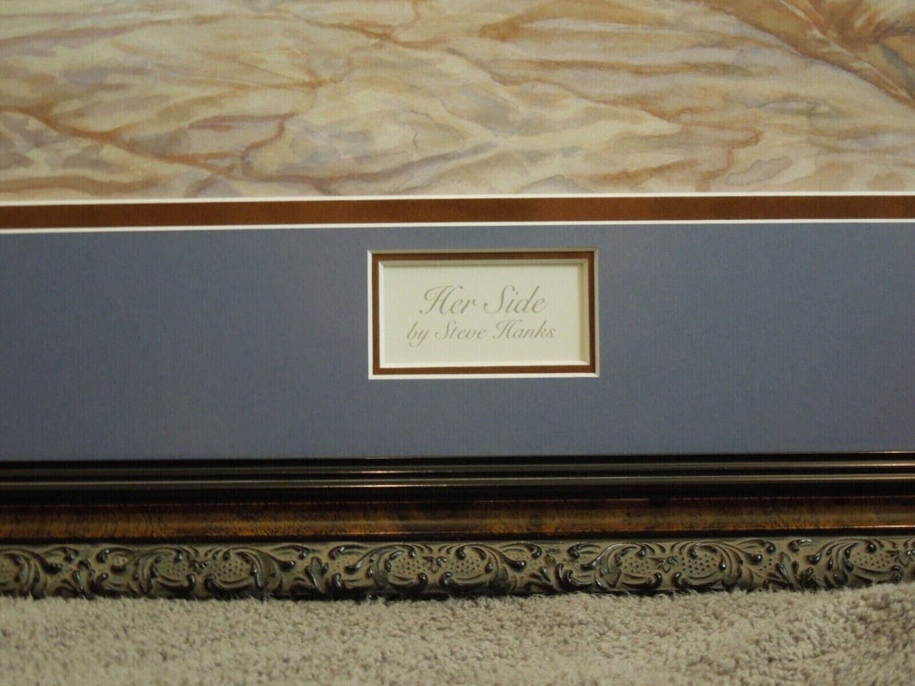 Steve Hanks "Her Side" Lithograph Print Gallery Framed #296/999