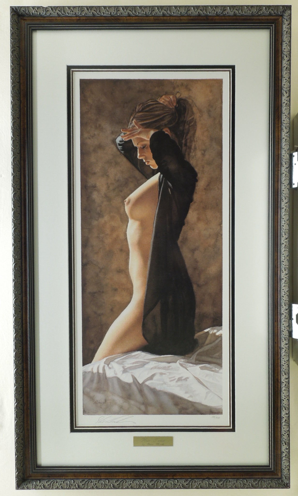 Steve Hanks "Her Time" Gallery Framed Hand Signed Print 22/300